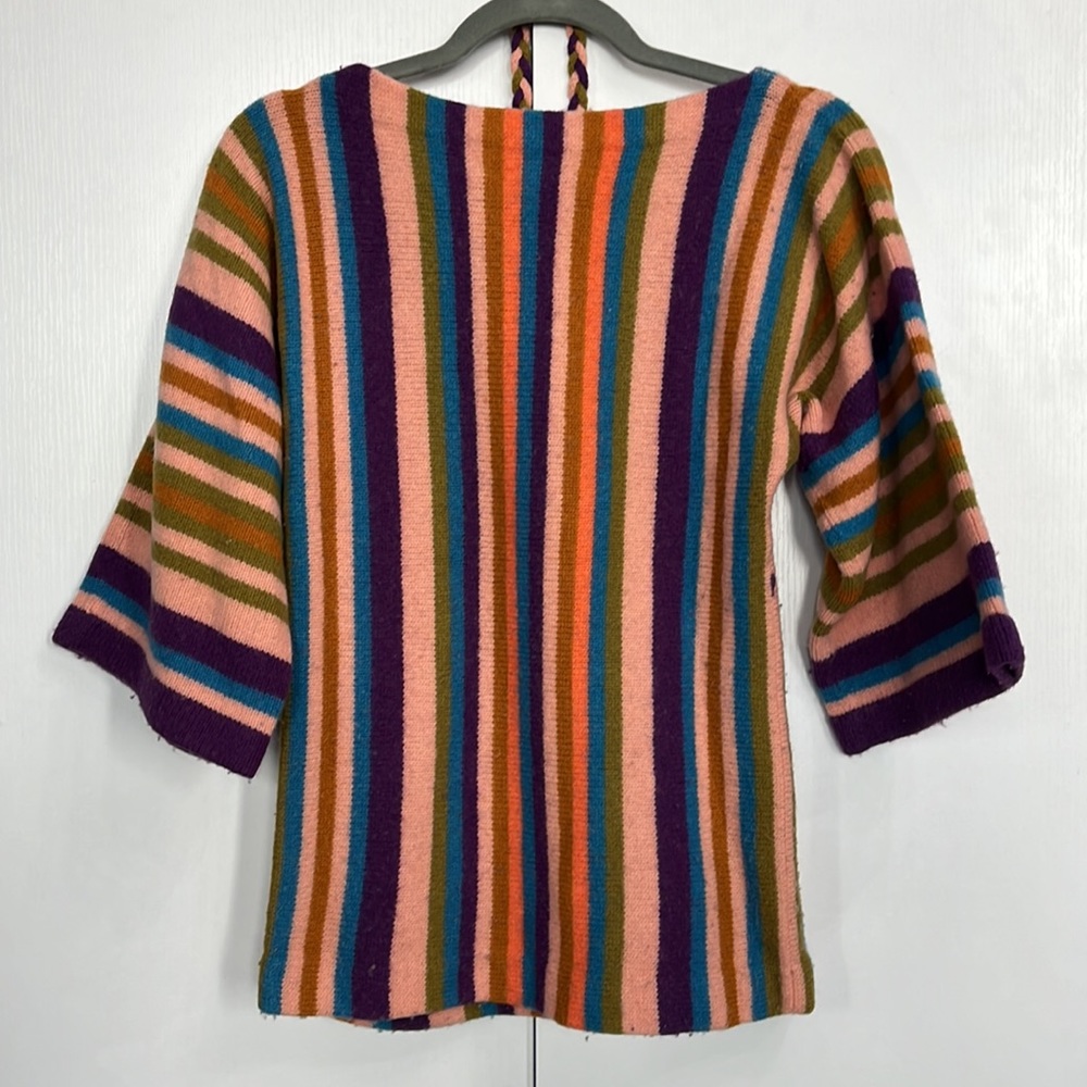 TRACY FEITH WOOL BELTED-TUNIC SWEATER - Picture 4 of 5